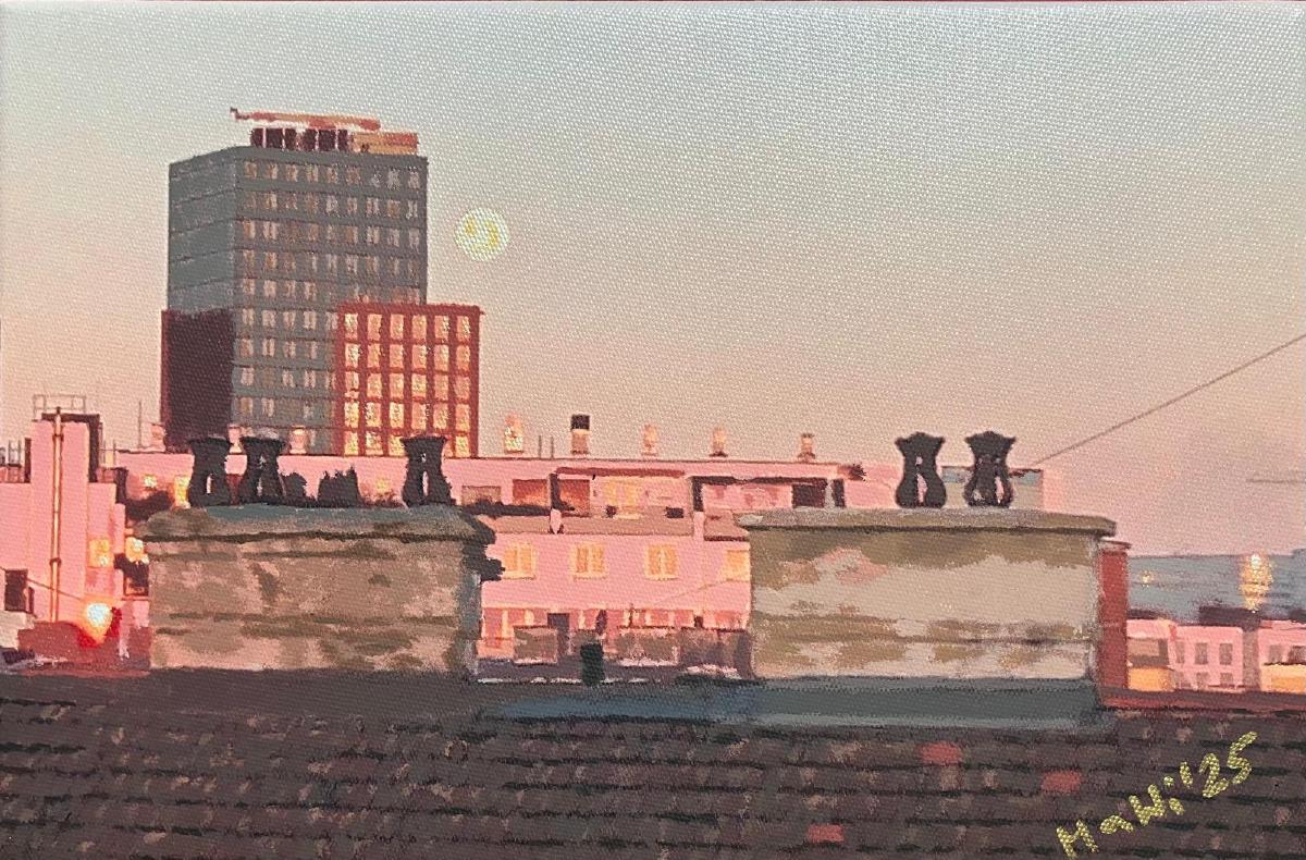 Full Moon at Dawn
