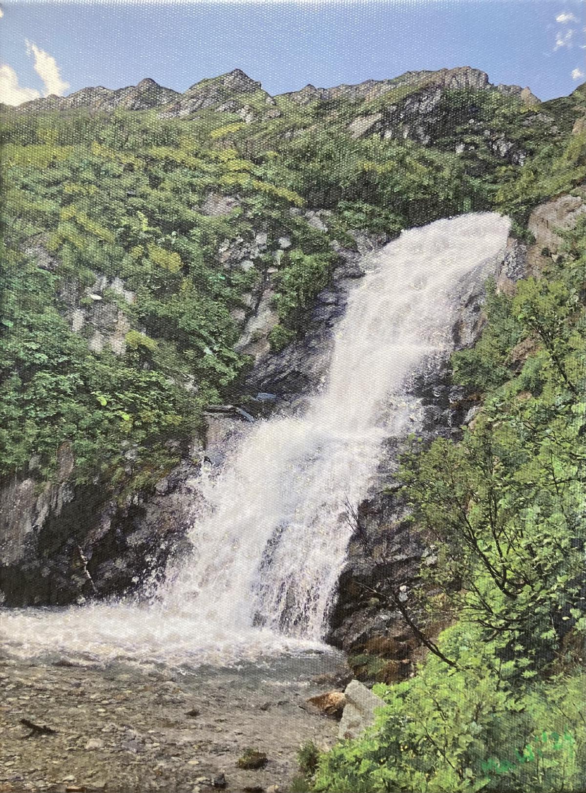 Wasserfall am Großvenediger, Osttirol (Waterfall at Großvenediger, East Tyrol)